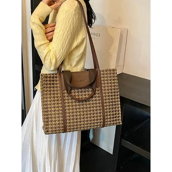Hong Kong IT.COLATE Bolsa de ombro leve e luxuosa de grande capacidade Bolsa de viagem 2025 Bolsa Casual de inverno