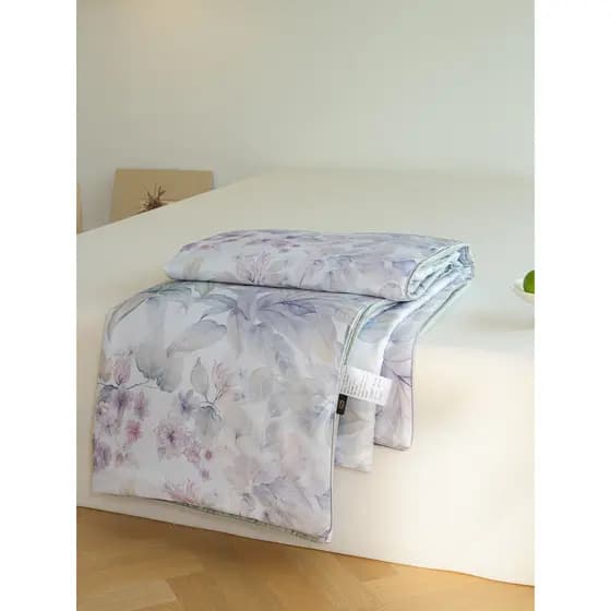 Luz estilo de luxo classe A verão 60 peças flor Lenzing Tencel verão fresco colcha respirável fresco verão colcha fina m