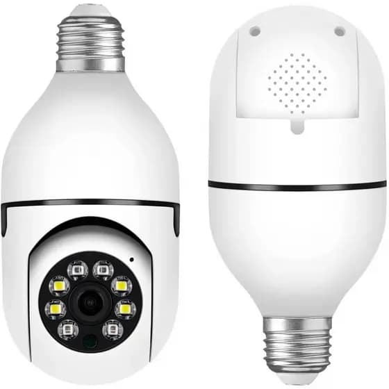 Câmera de Segurança WiFi 5GHz + 2.4GHz 360° Full HD à Prova D'Água com Visão Noturna Colorida