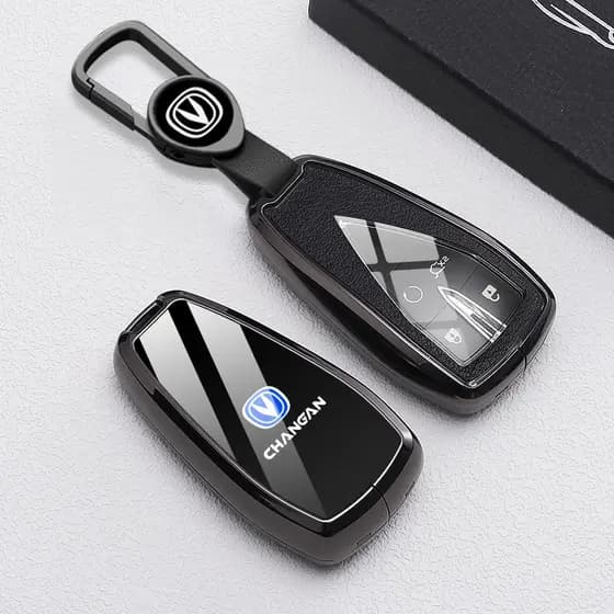 Quarta geração Changan cs75plus capa de chave terceira geração Yidong univ Yida cs55 bolsa de carro cs35 concha fivela a