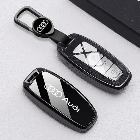 2025 Audi a6l chave capa a6 liga q8 saco a4l carro a3l carro q5l dedicado a7 escudo q3 fivela q7 masculino q2
