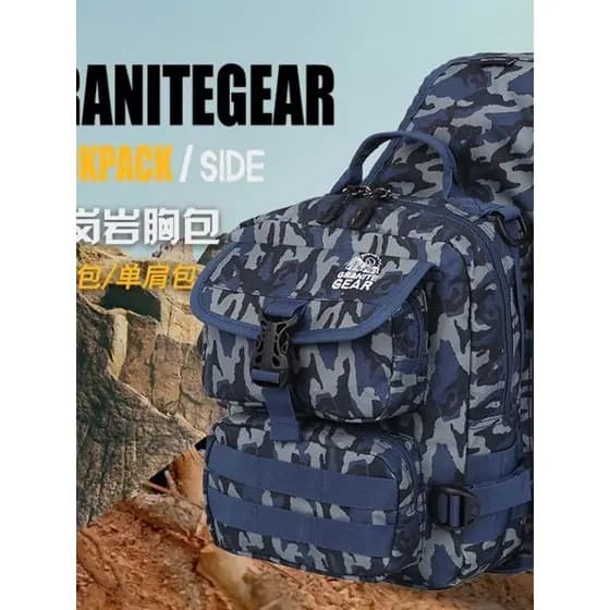 GraniteGear GraniteGear Bolsa de ombro ao ar livre Bolsa Diagonal esportiva Bolsa de peito camuflada masculina Mochila l