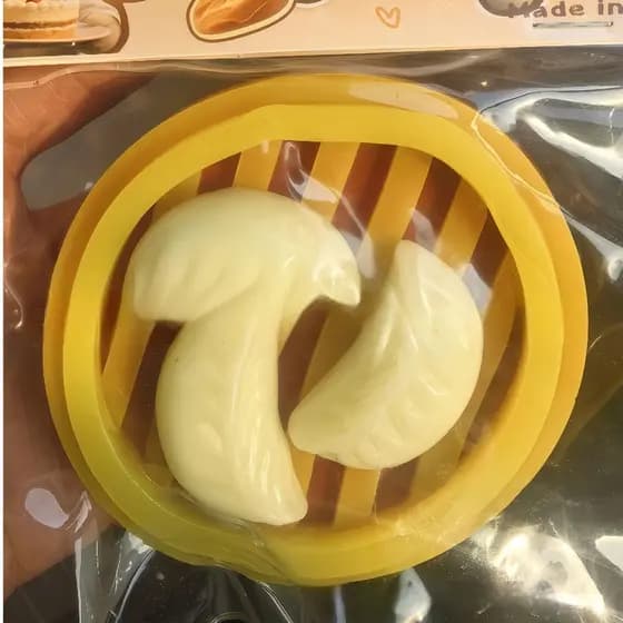 Cross-Border novo estilo uma gaveta bolinho pitada música descompressão criativo ventilação placa de jantar simulação al