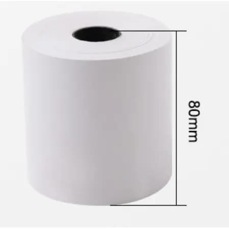 Papel térmico para caixa registradora, 80x80, bilhete térmico, grupo de beleza, impressora de supermercado, rolo de pape