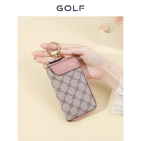 GOLF caso chave feminino pequeno Mini caso de cartão chave do carro Universal chaveiro presbiopia multifuncional caso ch