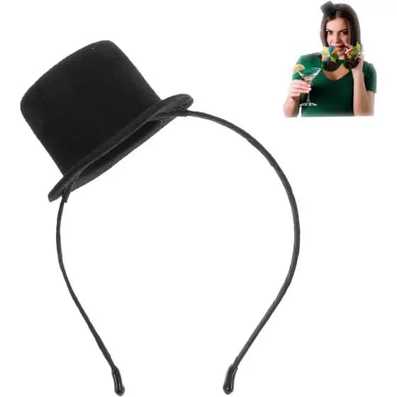 Mini chapéu-coco vintage, acessório de cabeça leve para festas femininas, acessório confortável para casamentos e fantas