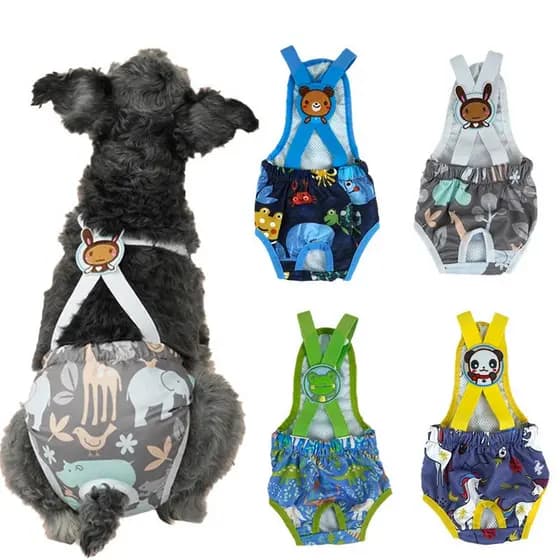 Pet Calças Fisiológicas Roupas Íntimas Menina Cão Fraldas Femininas Calcinhas Sanitárias Calções Para Cães Pequenos