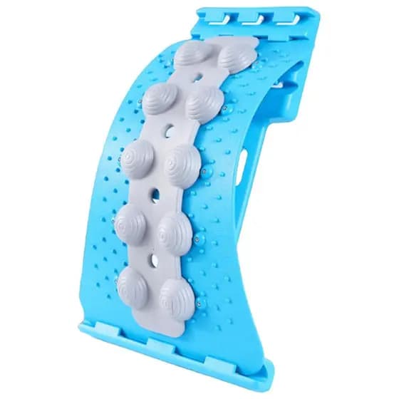 Placa de suporte lombar, ajustável em quatro níveis, extensor lombar e dorsal, extensor espinhal antiderrapante, com pon
