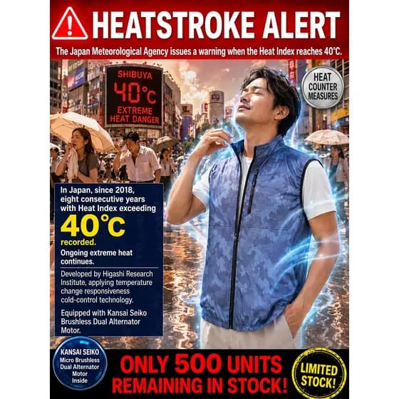 【Frescor Instantâneo】1 Segundo Para Refrescar! Roupa de Verão/Frio/Ar Condicionado