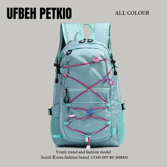 UFBEH PETKIO Bolsa de caminhada feminina leve bolsa esportiva à prova d'água bolsa de caminhada ao ar livre bolsa escola
