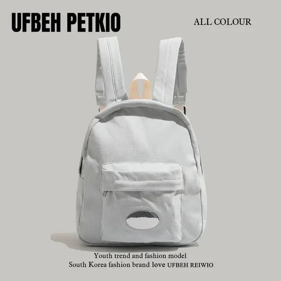2025 novo estilo japonês coreano simples mochila All-Match pequena mochila estudantes universitários classe Commuter lev