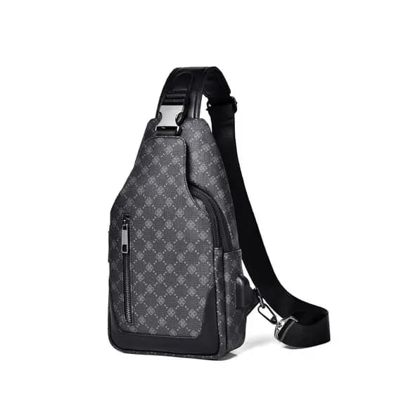 Bolsa de peito masculina novo estilo impresso Casual bolsa mensageiro moda pequena mochila peito bolsa de ombro multifun