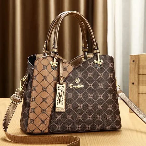 Bolsa de marca de luxo leve bolsa feminina 2026 verão novo estilo impresso bolsa mãe de meia-idade moda grande capacidad