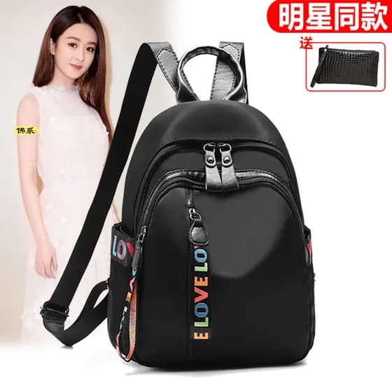 Oxford pano feminino mochila à prova dwaterproof água saco senhoras viagem pequeno saco de lona leve mochila feminina 20