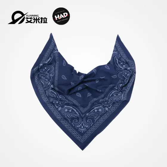 Alemão importado HAD pequeno lenço quadrado caju flor bandana na moda calças penduradas das mulheres dos homens Hip-Hop