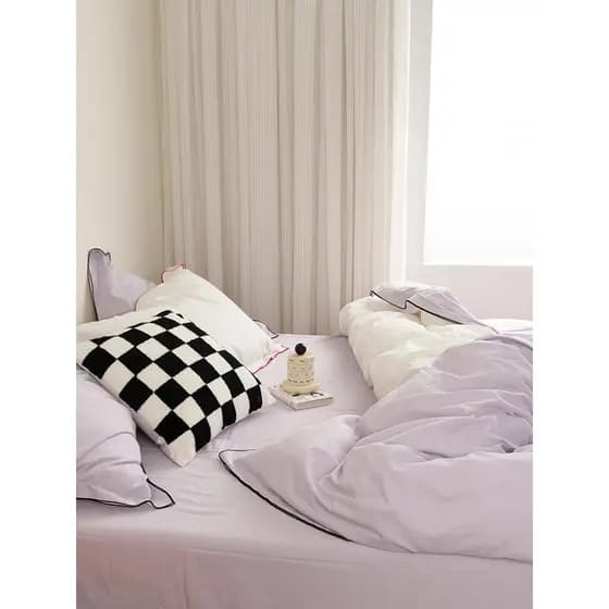 Chufu Home Fu Mobiliário Doméstico Cópia Secreta Capa de Colcha Dopamina Colorida Conjunto de 4 Peças Tecido 100% Algodã