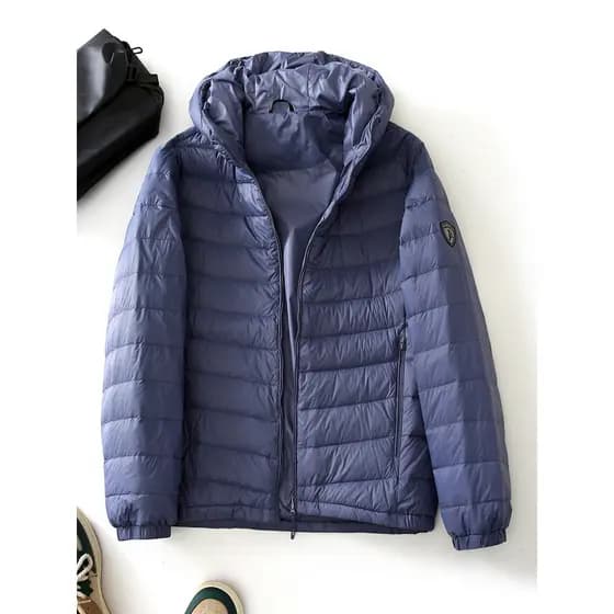 Super econômico masculino quente leve com capuz jaqueta outono inverno 2023 novo estilo meninos curto jaqueta Casual na