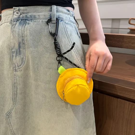 Ultra pequeno Mini saco de fone de ouvido novo saco de armazenamento moeda chave saco mudança cosméticos fone de ouvido