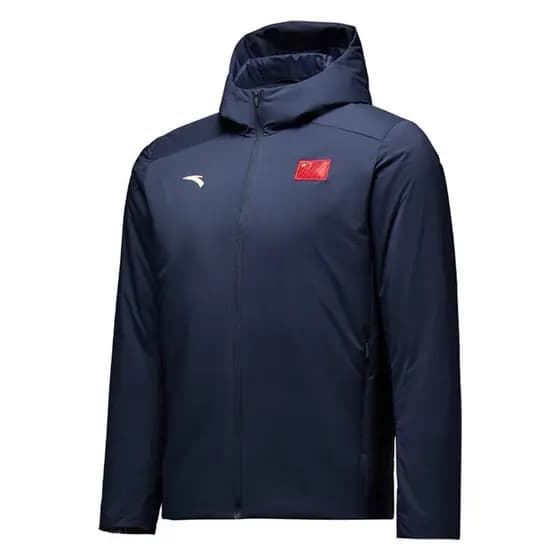 Anta Patrocínio 2024 Grupo Delegado Chinês Equipe Nacional Uniforme de Algodão Inverno À Prova de Vento À Prova de Frio