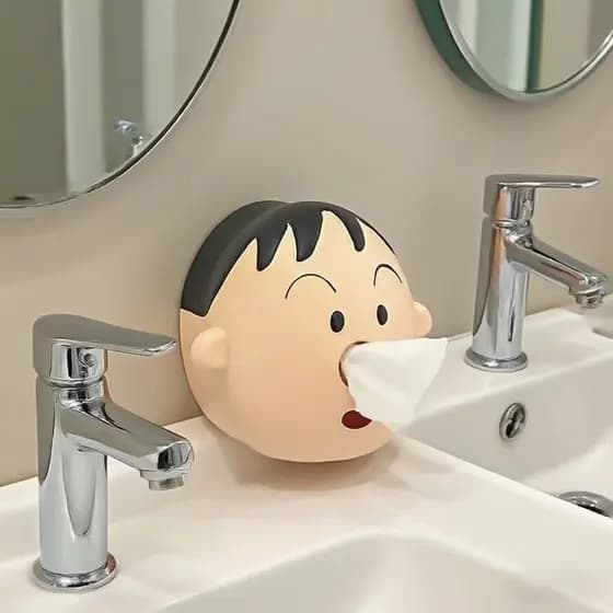 Pendurado na parede caixa de tecido mudo cozinha decoração da parede ornamentos criativo caixa papel higiênico banheiro