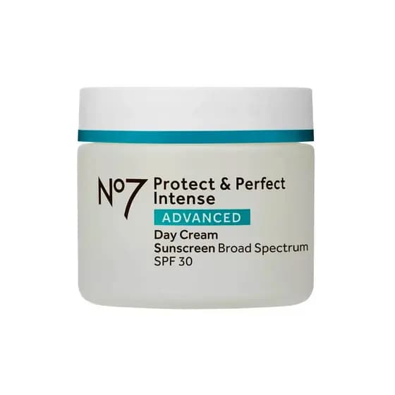 No7 Protect & Perfect Intense Advanced Face Cream - Hidratante Facial com FPS - Formulado com Ácido Hialurônico e Tecnol