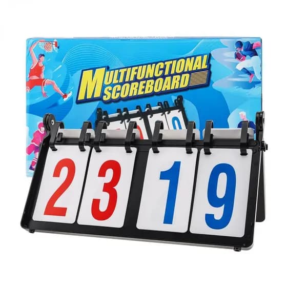 Placar Manual À Prova D'água De 4 Dígitos Para Esportes Internos E Externos , Goleiro De Mesa Portátil