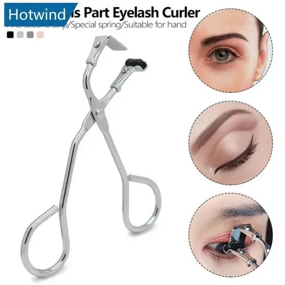 HW Detalhes Parte Do Aplicador De Cílios Curling Parcial De Aço Inoxidável Clip Cosmético Natural Curly Novo K6Z8
