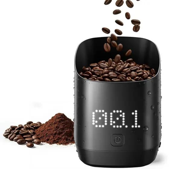 Novo produto copo de medição de Dose de grãos de café pesando dois-em-um eletrônico recarregável Espresso Weig