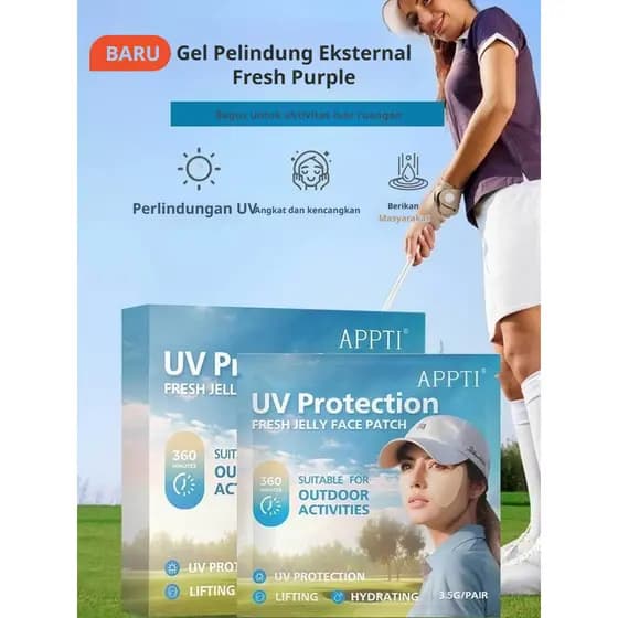【Fácil Aplicação】Protetor Solar Hidrogel/Geléia Patch/Gel Facial/Proteção Contra Raios UV