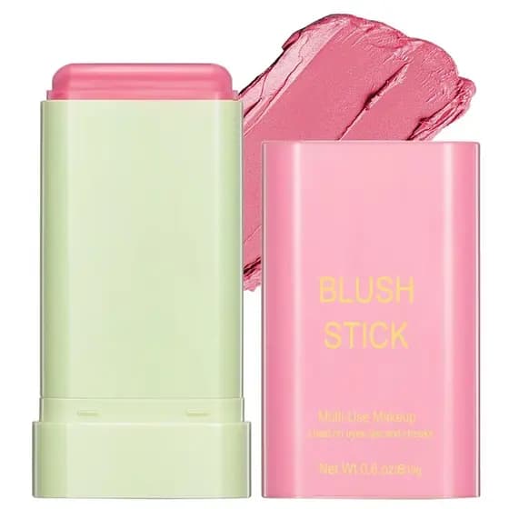 Bastão de Blush Multiuso para Maquiagem, Hidratante Sólido de Beleza, Maquiagem Nude Natural à Prova d'Água, Bastão Hidr