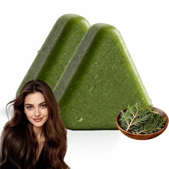 YoracareKoreanScalpShampooRevivalBar, Sabonete Verde para Cabelo, Sabonete em Barra com Aminoácidos de Alecrim, Sabonete