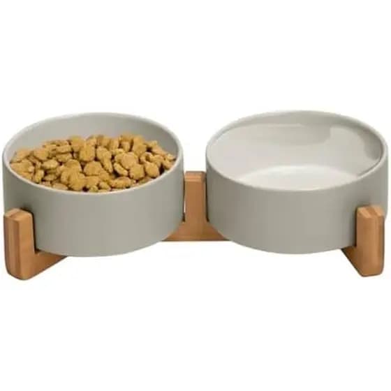 Conjunto De Tigelas De Cerâmica Para Gatos E Cães-Modernas Alimentos Água Animais De Estimação De Todos Os Tamanhos Com