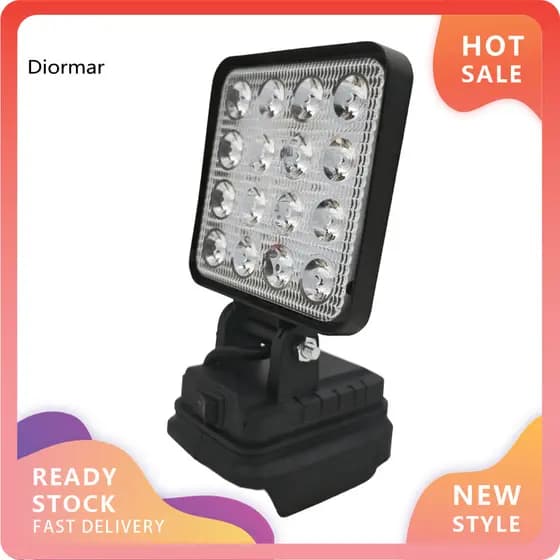 Led Work Light Portable Cordless with 16 Leds Multi-angle Adjustable Waterproof Mini Emergency Lamp High Brightness for