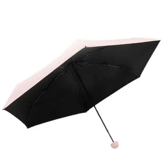 Novo 50% de desconto 6 ossos Mini cápsula guarda-sol portátil bolso guarda-sol protetor solar Anti-ultravioleta sol Umb