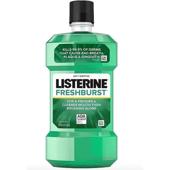 Enxaguante bucal antisséptico Listerine, Fresh Burst 250 ml (pacote com 3)