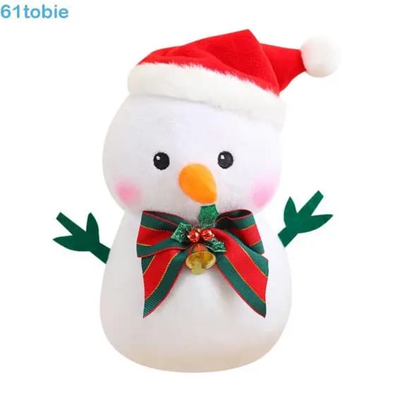 TOBIE Pingente De Boneco De Neve De Natal , Brinquedo De Pelúcia Anime De Desenho Animado , Ornamento Macio E Fofo Kawai