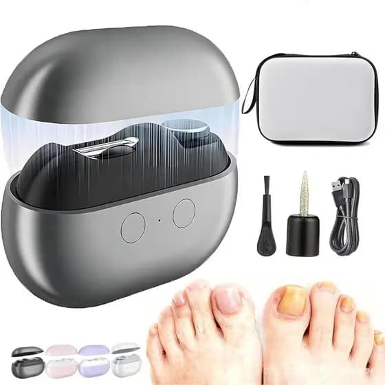 Cortador de Unhas Inteligente, Cortador de Unhas Elétrico para Idosos, Unhas Grossas/Extra Duras, Aparador de Unhas 3 em