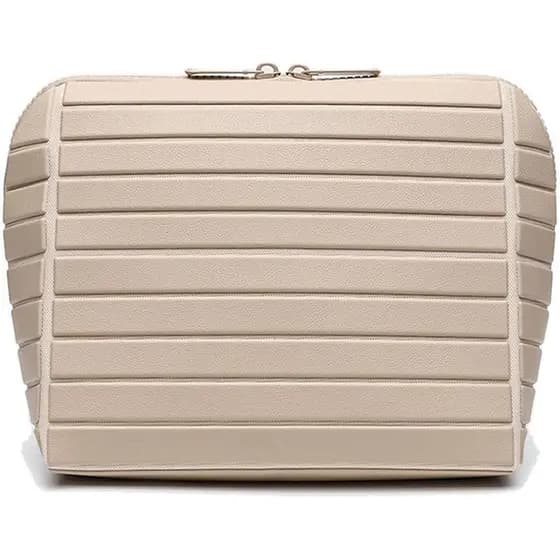 Organizador de Maquiagem para Mulheres, Bolsas de Maquiagem Paralelas para Viagem, Nécessaire à Prova de Derramamento co