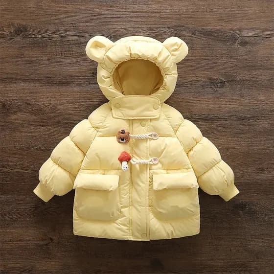 Inverno novo estilo moda menina acolchoada jaqueta engrossada moda acolchoada jaqueta