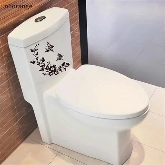 OLL DIY 3D Borboleta Flores Parede stier Sala Banheiro Geladeira Mexer Decoração De Casa BR