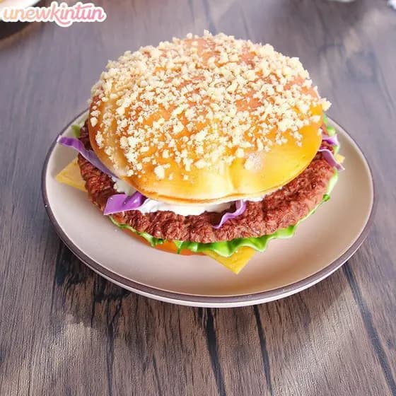 unewkintun Hambúrguer Artificial 1 Peça , Decoração Realista De Comida Falsa Para Casa , Cozinha , Ornamento , Fotografi