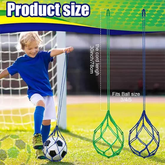 Futebol Dianqiu malha saco futebol jogando bola dispositivo de treinamento treinamento malha bolso crianças jovens adult