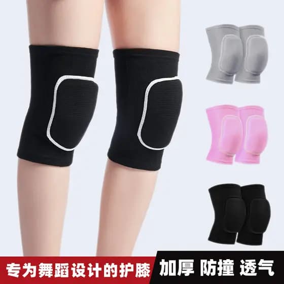 Joelheiras para prática de dança profissional, joelheiras espessadas e resistentes a choques, Leggings, esportes quentes