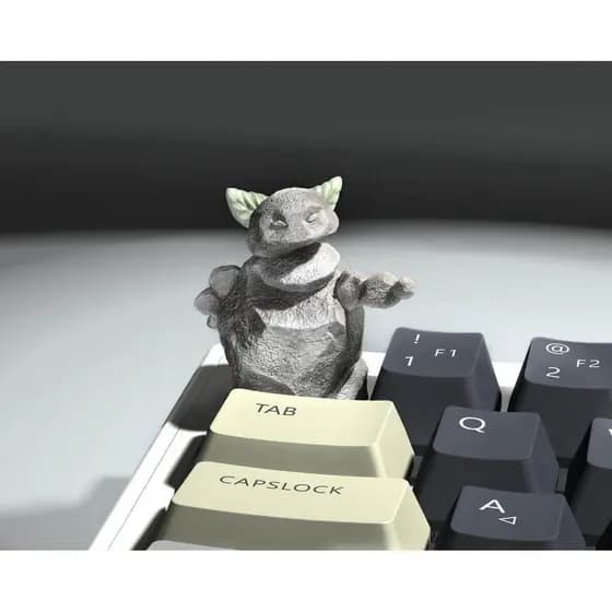 Shiji imperatriz mercadoria keycap figura nezha keycap teclado mecânico criativo keycap nezha mercadoria