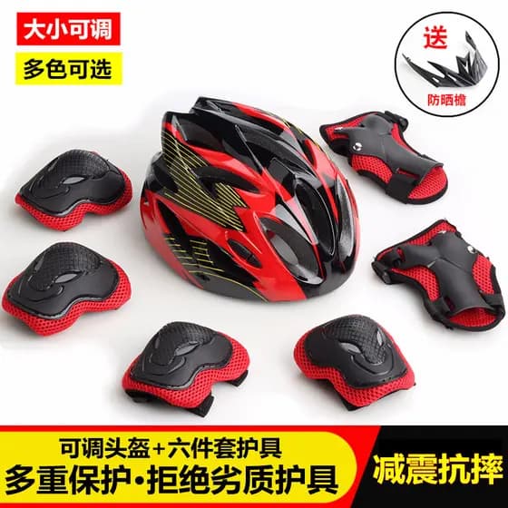Rolo capacete equipamento de proteção Scooter equipamentos ciclismo conjunto completo crianças equilíbrio bicicleta espo