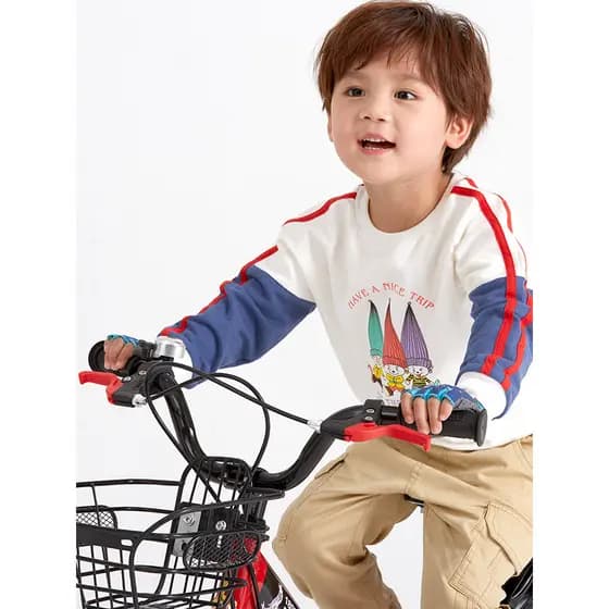 Luvas de equilíbrio para crianças, finas, respiráveis, meio dedo, antiderrapante, barra Horizontal, equitação de bicicle