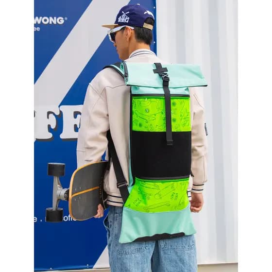 Mackar saco de skate duplo balanço saco de skate terra surf mochila Longboard saco de armazenamento de skate saco de equ