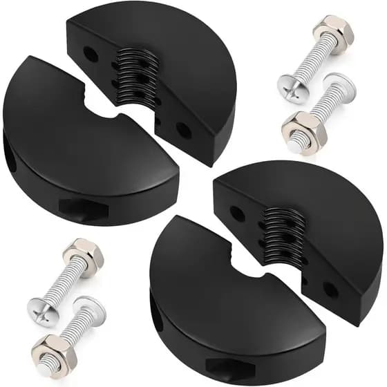 2 Sets Air Hose Stopper Adjustable Hose Reel Replacement Parts Bumper Rubber 1/4" ID 0.45 Inch to 0.55 Inch Auto Rewind