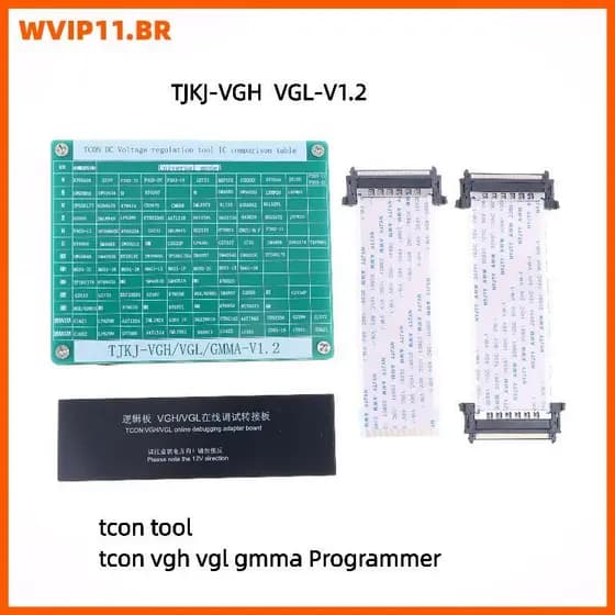 WVIP Modificação Técnica Placa Lógica Tensão Programador De Regulação Online VGH VGL VCOM Huaxing AUO HKC BR