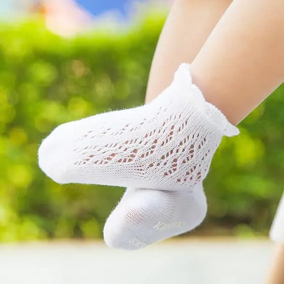 Meias de verão para bebês de 1 ano